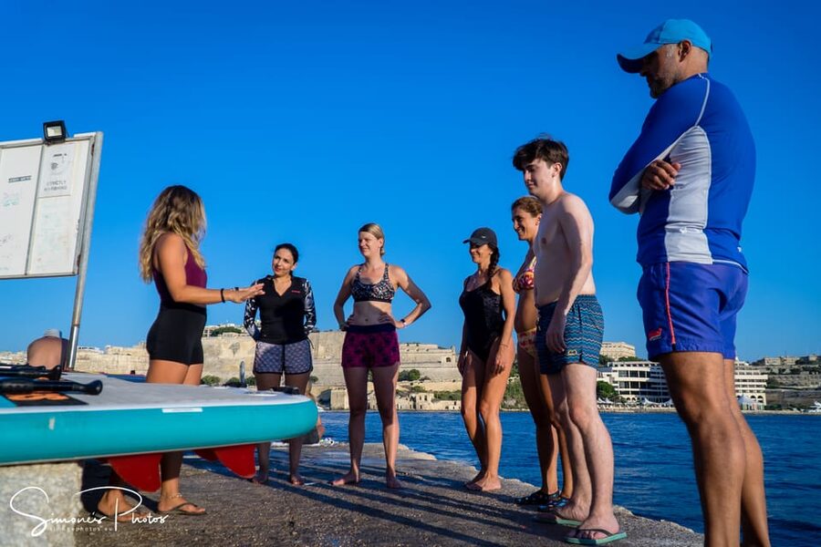 Malta: Blue Grotto SUP and Snorkeling Tour - SUP yoga on Malta’s coast