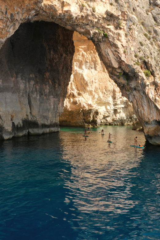 Malta: Blue Grotto SUP and Snorkeling Tour - Snorkeling in clear water