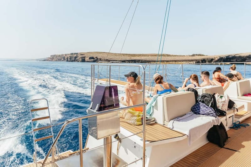 Malta: Blue Lagoon, Beaches & Bays Trip by Catamaran - What the six hours feel like on board