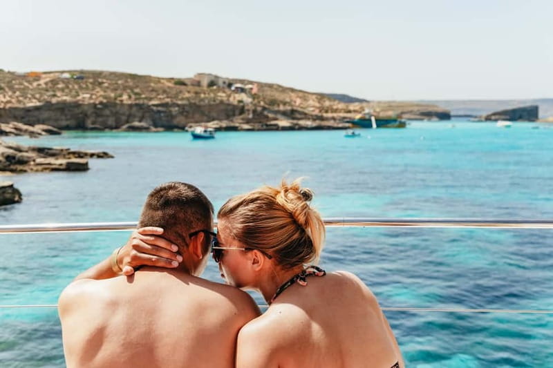 Malta: Blue Lagoon, Beaches & Bays Trip by Catamaran - Sun beds, shade, wind, and practical comfort