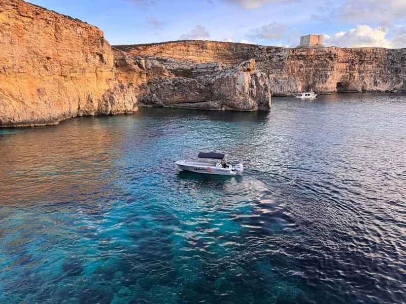 Malta: Blue Lagoon, Caves, Comino & Gozo Private Boat Trip - St. Nicholas Bay is the quietest pause