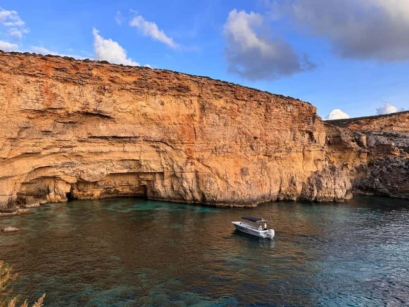 Malta: Blue Lagoon, Caves, Comino & Gozo Private Boat Trip - What is included on the boat