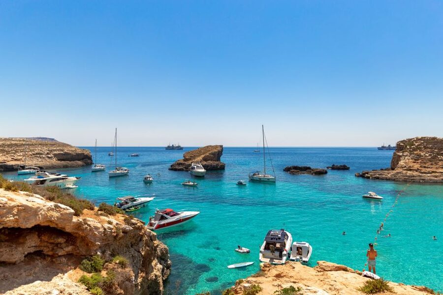 Malta: Blue Lagoon, Comino & St Paul's Islands Cruise - Setting sail from Bugibba on the Mermaid
