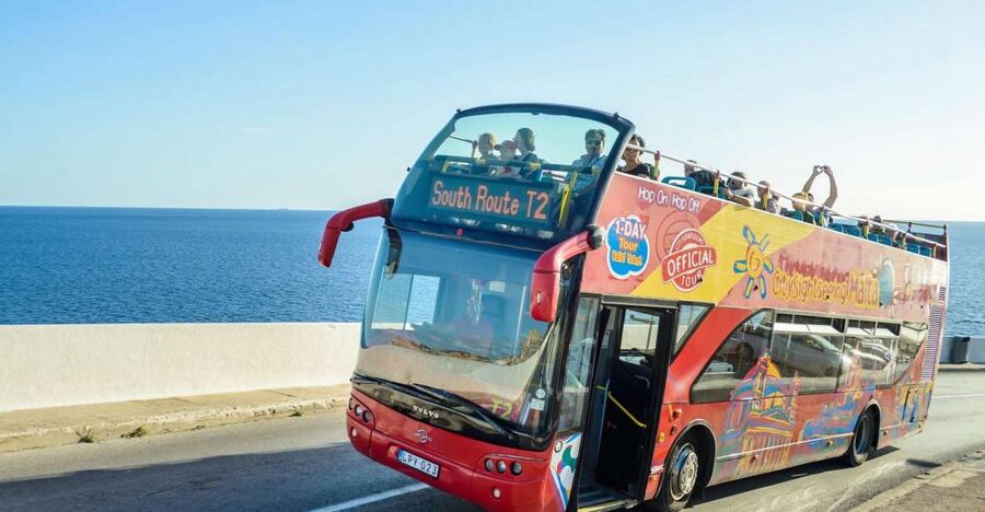 Malta: City Sightseeing HOHO Bus Tour & Optional Boat Tour - The North Route from Bugibba to Mdina and Golden Bay