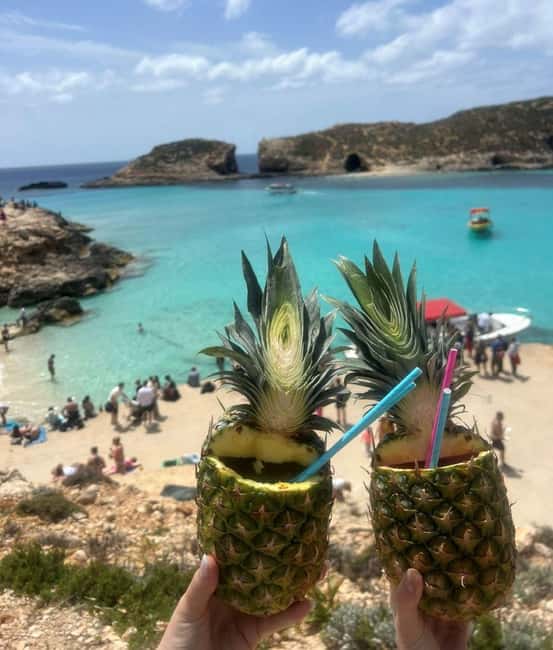 Malta: Comino, Blue Lagoon, Crystal Lagoon & Caves Cruise - Arriving at Blue Lagoon for 4.5 Hours