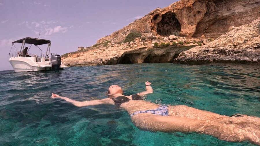 Malta: Crystal/Blue Lagoon, Comino & Gozo Private Boat Trip - Blue Lagoon: famous, beautiful, and not always quiet