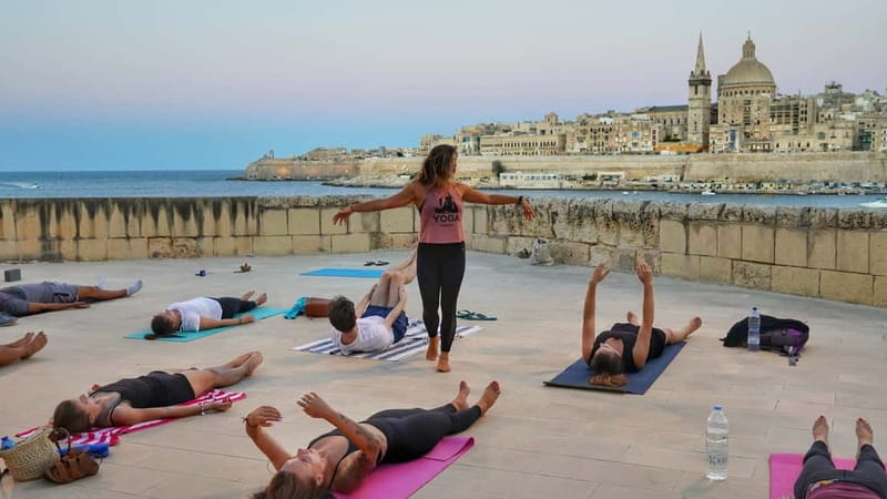 Malta: Game of Thrones Location Yoga Class - A Quiet Side of Malta at Manoel Fort