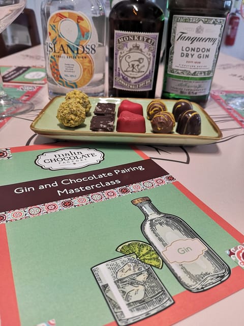 Malta: Gin and Chocolate Pairing Workshop - Starting just off Bugibba Square