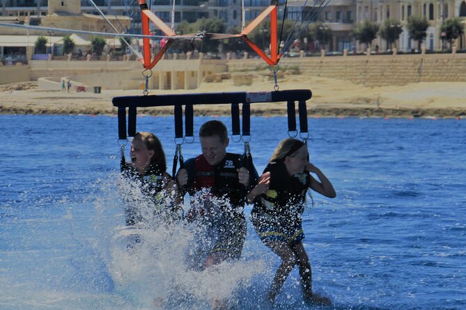 MALTA - Go & Fun Parasailing Free Photos & Videos - The view from at least 550 feet