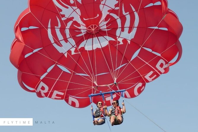 MALTA - Go & Fun Parasailing Free Photos & Videos - Flying together in groups of two, three, or four