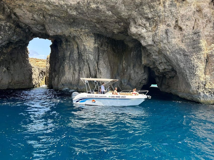 Malta:Gozo,Comino,Crystal/BlueLagoon&Caves Private Boat trip - Is $192 good value for seven people?