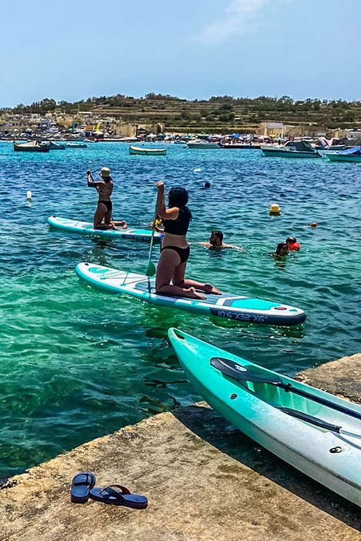 Malta: Guided SUP Tour - Starting at St Thomas Bay under Sensi Lido