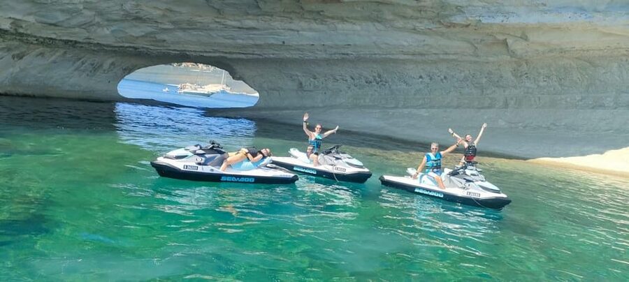 Malta: Jet Ski Safari to St. Paul's Islands or St Thomas Bay - A guided adventure with real safety limits