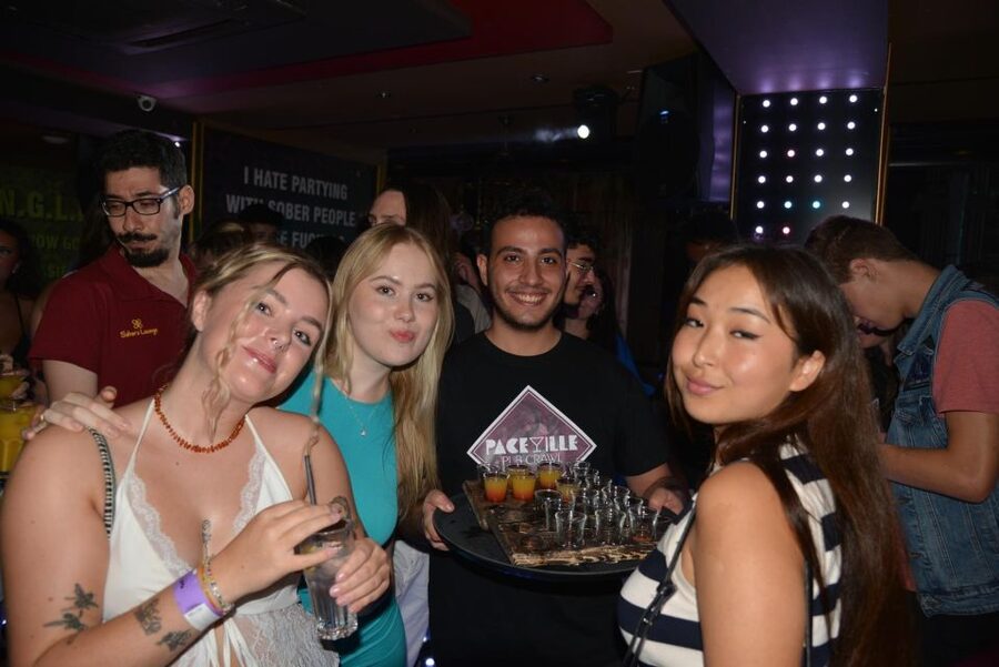 Malta: Paceville Pub Crawl with Drinks and Games - Stop 1: Tex Mex American Bar & Grill