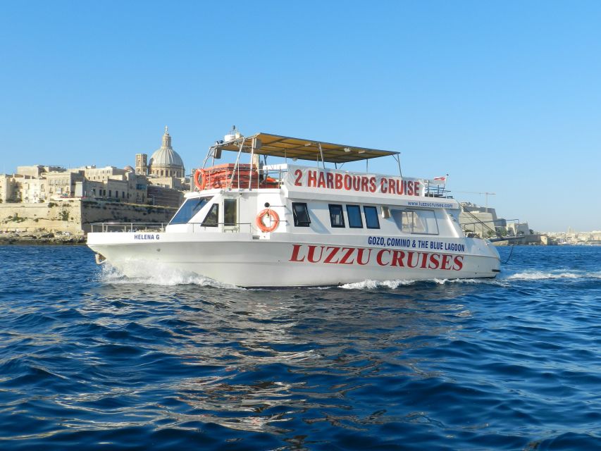 Malta: Panoramic Cruise around Malta's Harbours and Creeks - Valletta from the water: walls, gardens, and church domes