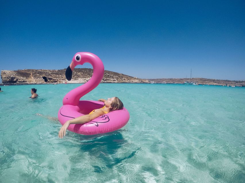 Malta: Private Boat Charter to Blue-Lagoon, Gozo & Comino - Four hours from Cirkewwa to Comino’s best water