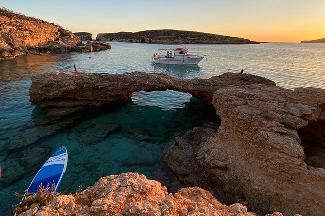 Malta: Private Boat Trip & Cruises Comino, Blue Lagoon, Gozo - Crystal Lagoon and the sea caves of Comino