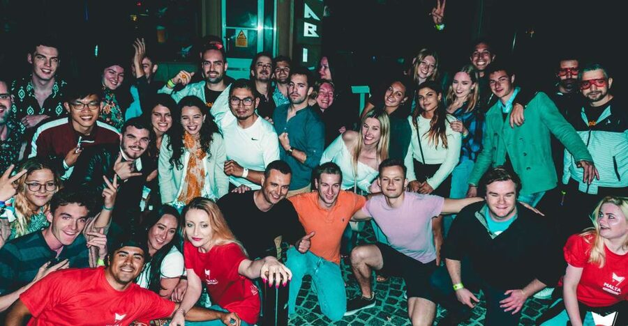 Malta: Pub Crawl of Paceville and St Julian's with Drinks - Walking through Paceville with a guide