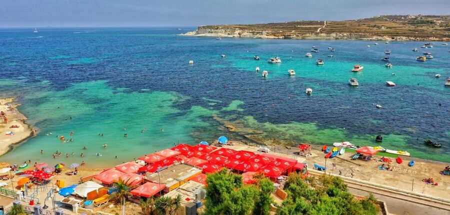 Malta: SUP Rental - Setting out along the Marsaskala shoreline