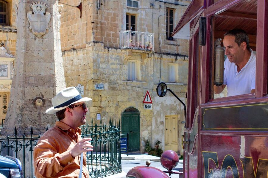 Malta: Vintage Bus Ride through the Three Cities - Valletta, Gzira, and the harbor-side approach