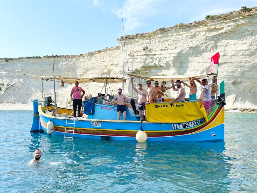 Marsaxlokk: Boat Trip to St Peter’s Pool - St Peter’s Pool from the sea