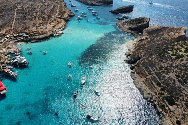 Mellieha: 1:00pm Speedboat round Comino Caves 2h Blue Lagoon - Two hours at the Blue Lagoon
