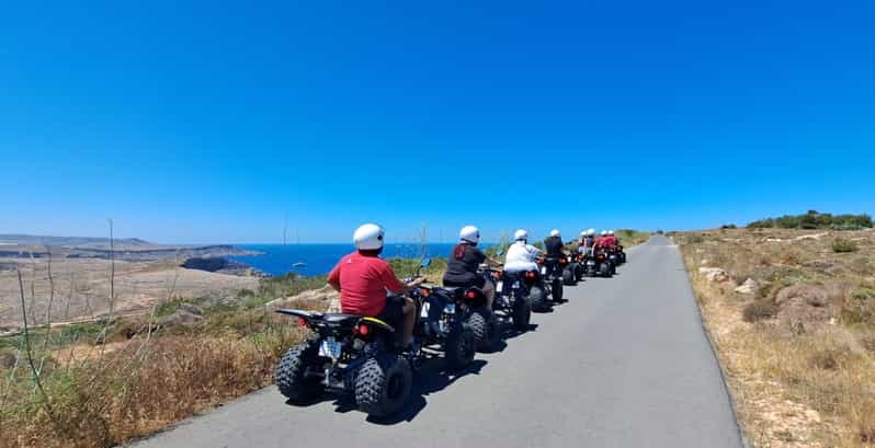 North Malta: Quad Bike Tour with Scenic Land, Sea & Swimming - Key points at a glance