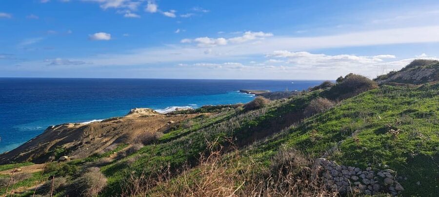 North Malta: Quad Bike Tour with Scenic Land, Sea & Swimming - The Manikata viewpoint gives you the big picture