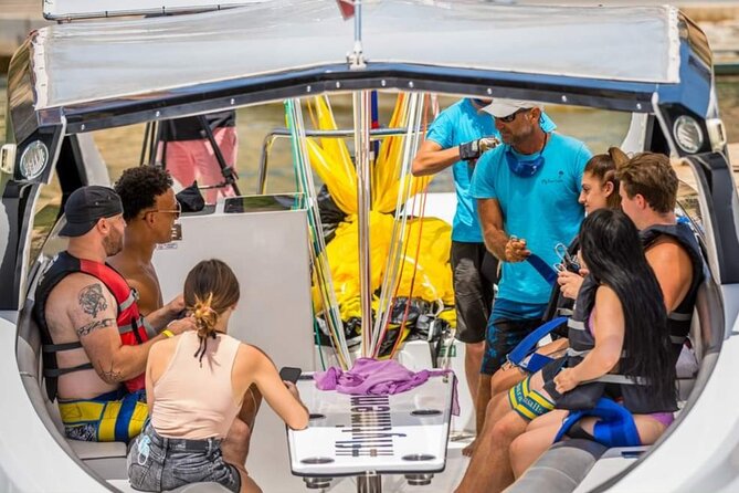 Parasailing In Malta - Leaving Spinola Jetty for the Open Water