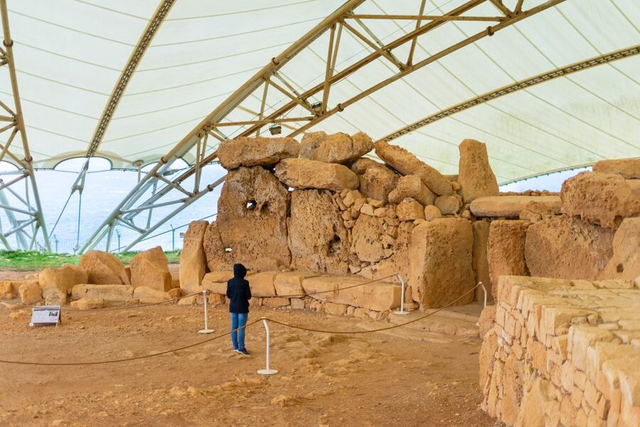 Prehistoric Temples of Malta Tour - Hagar Qim: massive stones on Malta’s southern ridge