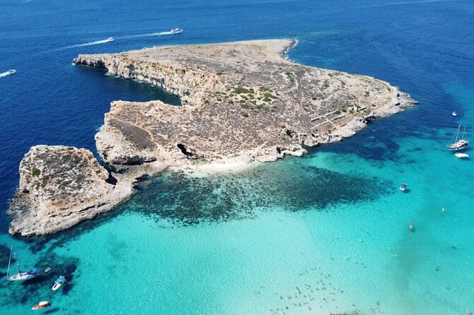 Private Boat Tour: Crystal Lagoon, Blue Lagoon, Comino and Gozo - Crystal Lagoon and the sea caves