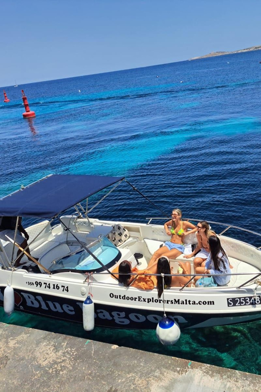 Private Boat Tour: Discover Comino's Blue and Crystal Lagoon - Crystal Lagoon, 15 minutes in the water