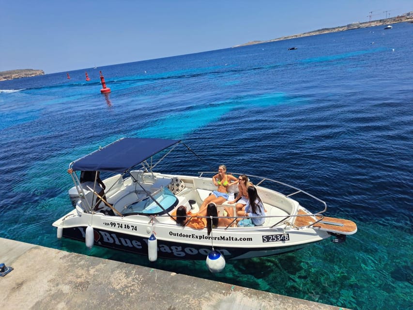 Private Boat Tour: Discover Comino's Blue and Crystal Lagoon - Starting at Cirkewwa Port