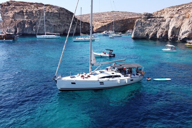 Private Day Charter on Amazing Mowgli - Crystal Lagoon and the appeal of swimming from the boat