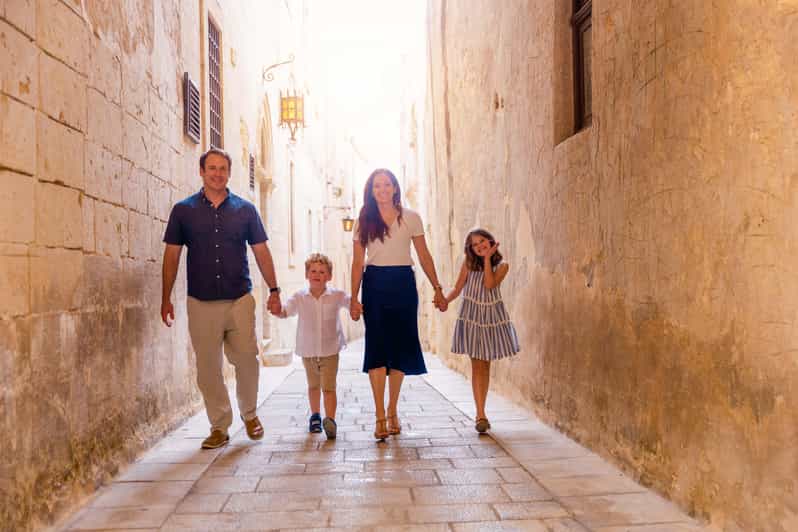 Private Photoshoot in Malta - Choosing Mdina, Golden Bay, or another setting