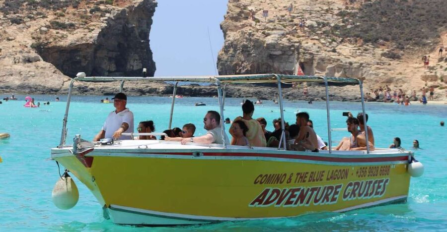 Sliema: Boat Trip to Comino Blue Lagoon, Gozo, and Caves - Leaving Sliema for Malta’s northern coast