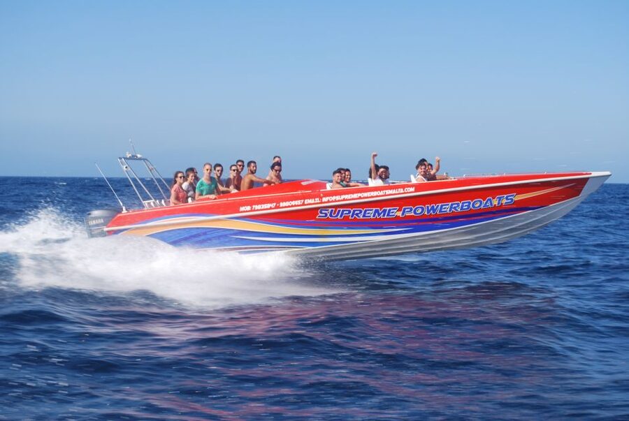 Sliema: Powerboat Trip to Gozo with Caves and Island Stop - The powerboat ride is part of the attraction