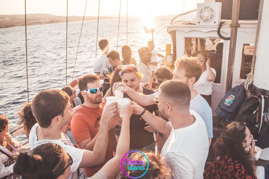 Sliema: Sailboat Party with an Open Bar, Food, and Swimming - Ftira, fruit, and what you actually eat