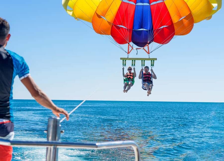 St. Julian's: Parasailing Flight with Photos and Videos - Rising 550 feet above Malta