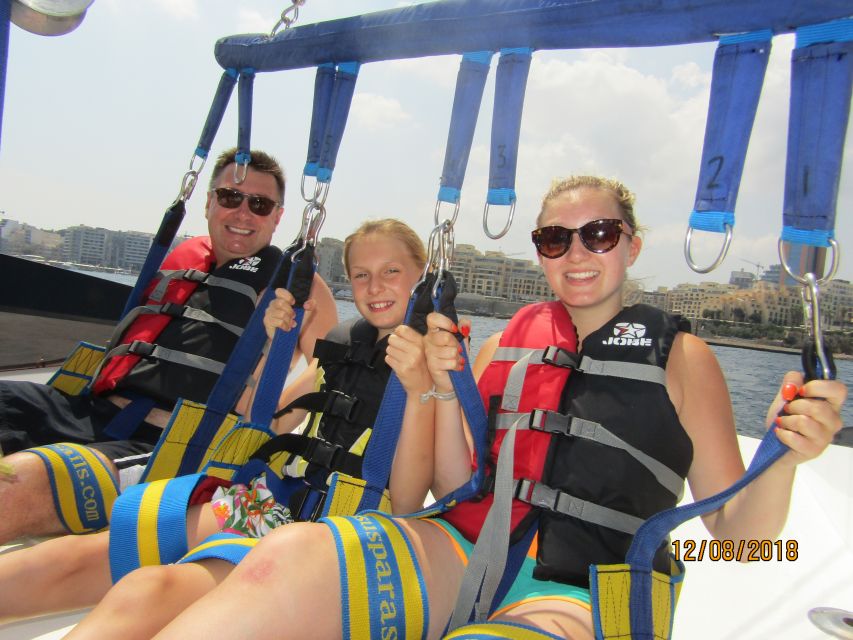 St. Julian's: Parasailing in Malta with Photos and Videos - The view from 500 feet