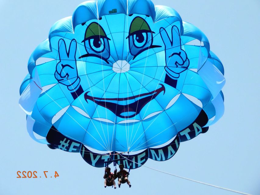 St. Julian's: Parasailing in Malta with Photos and Videos - Photos and video without an extra charge