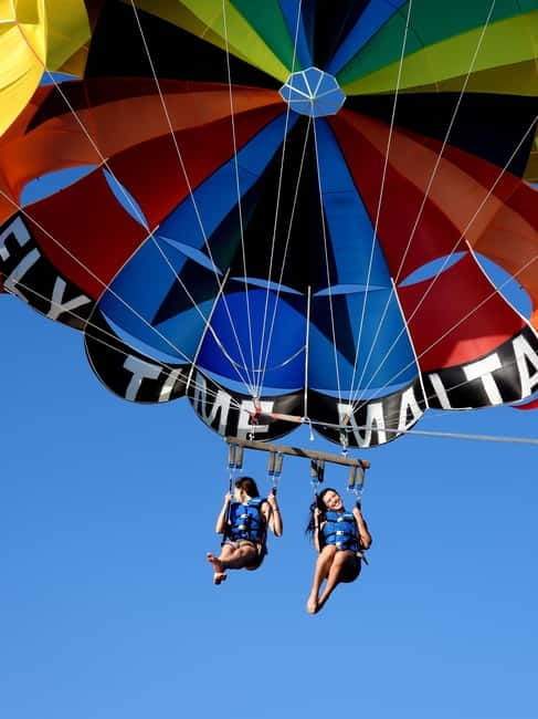 St. Julians: Go & Fun Parasailing with Free Photos & Videos - Taking off from the special parasailing boat