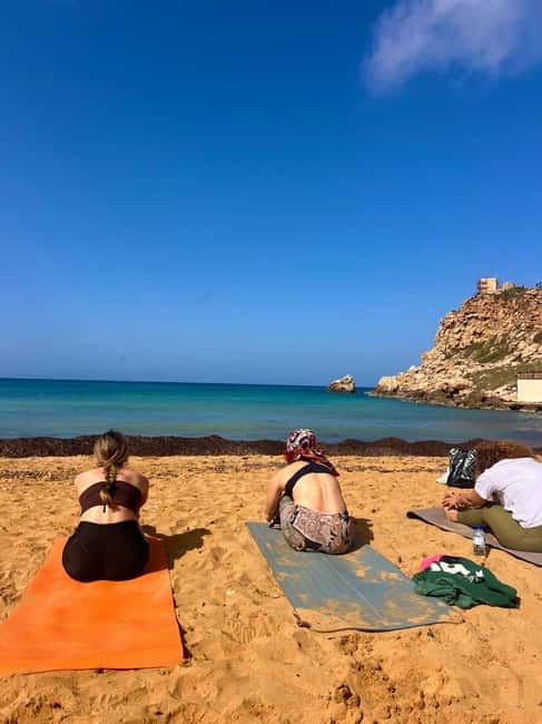 Sunday: Ghajn Tuffieha (Riviera) Beach Yoga Class - What to pack for the sand