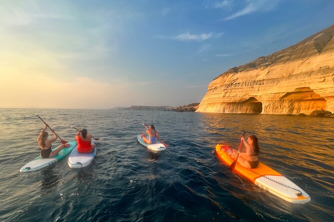 SUP Sunset Paddling to Ta Marija Caves - Starting at Gnejna Bay at 4:30 pm