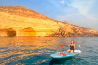 SUP Sunset Paddling to Ta Marija Caves