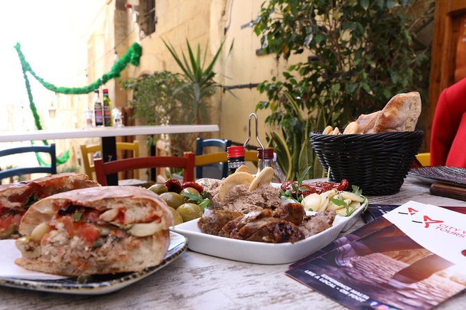 The Valletta Food Tour Experience, a private tour - Pastizzi and the Maltese breakfast table