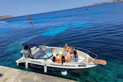 Tour in Malta Boat Charter to Comino and Gozoand Blue Lagoon