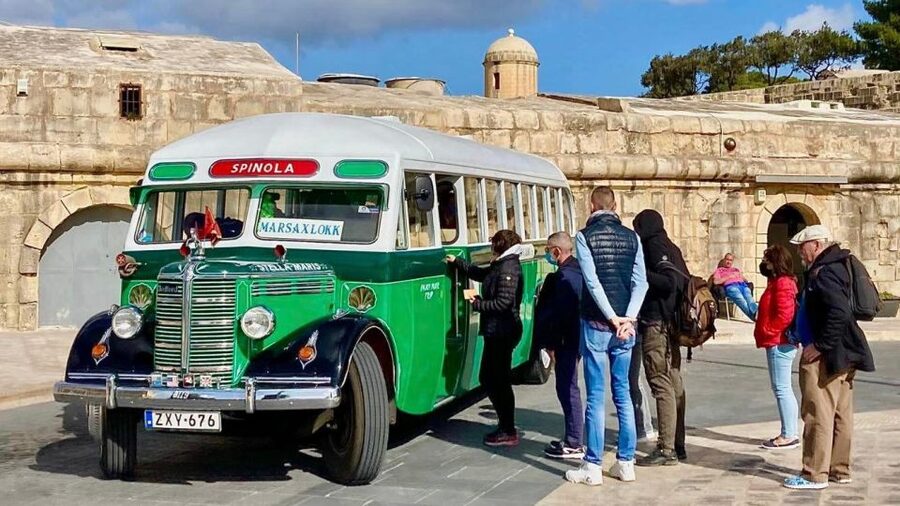 Valletta: Sunday Vintage Bus to Marsaxlokk - The ride from Valletta to Marsaxlokk